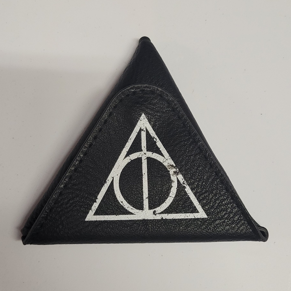 Black Deathly Hallows Coin Purse From Universal Studios - NWT - Harry Potter